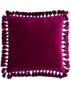 Anemone Velvet Tassel Cushion
