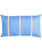 Blue Lagoon Stripe Upholstery Rectangle Lounge Cushion