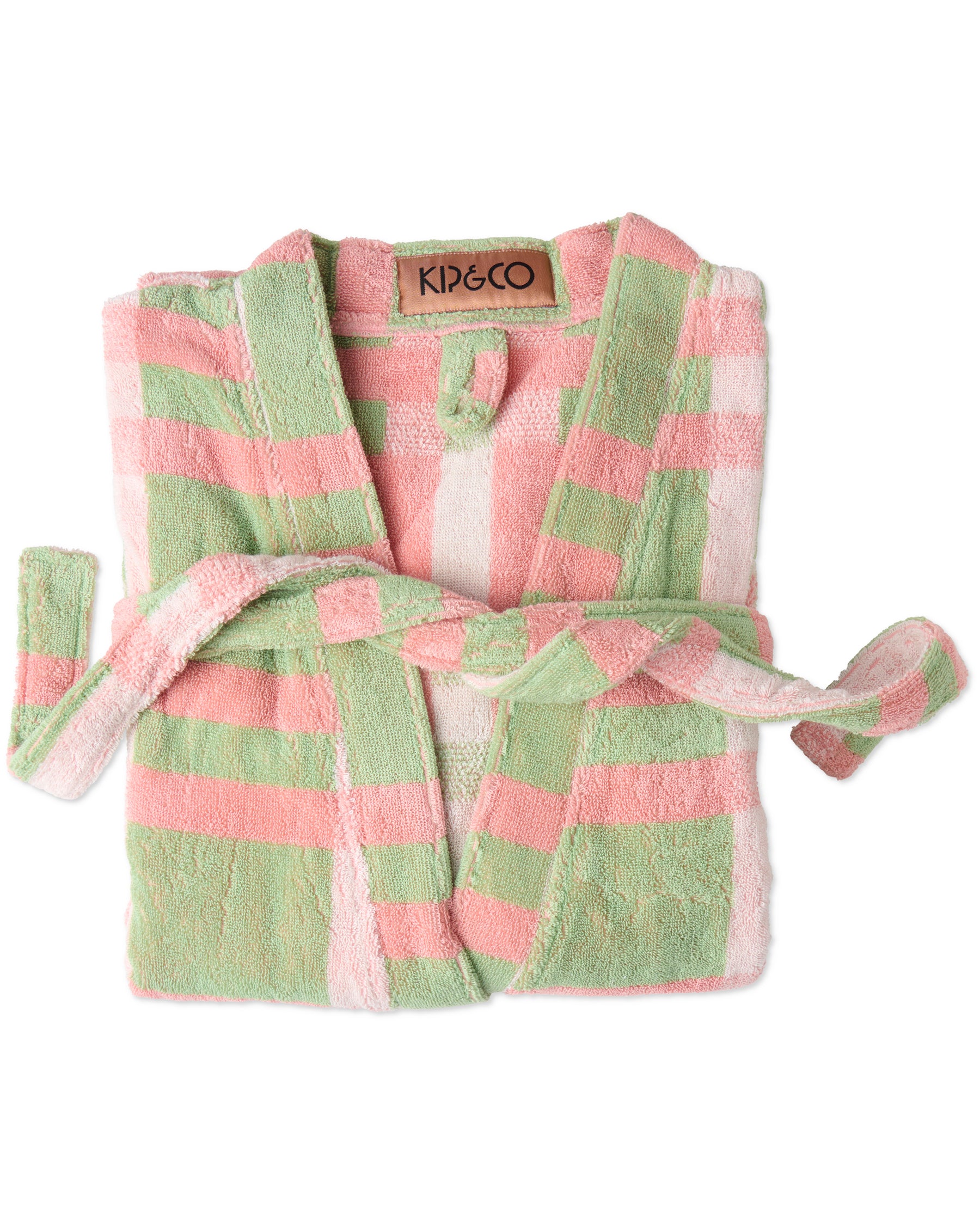 Pistachio Tartan Terry Bath Robe – Kip&Co