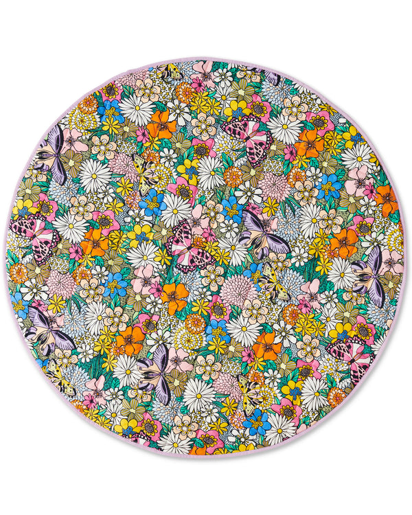 Bliss Floral Organic Cotton Quilted Baby Play Mat