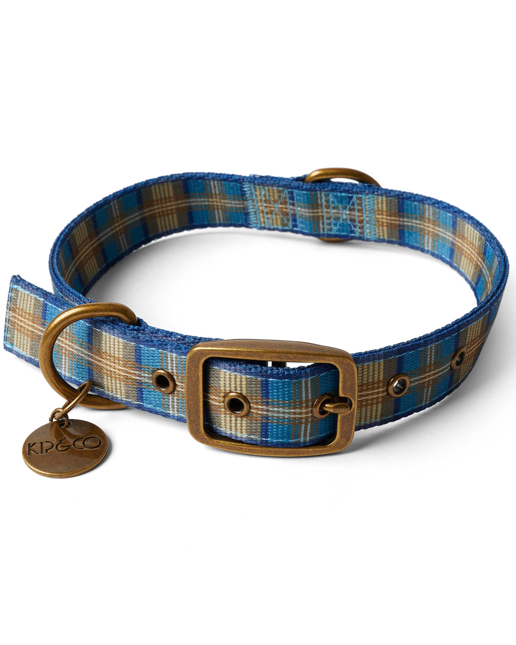Cosy Tartan Dog Collar Kip&Co
