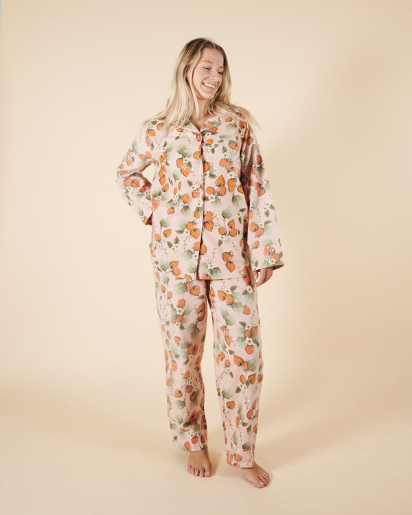 The Patch Flannelette Adult Long Sleeve Shirt & Pant Pyjama Set