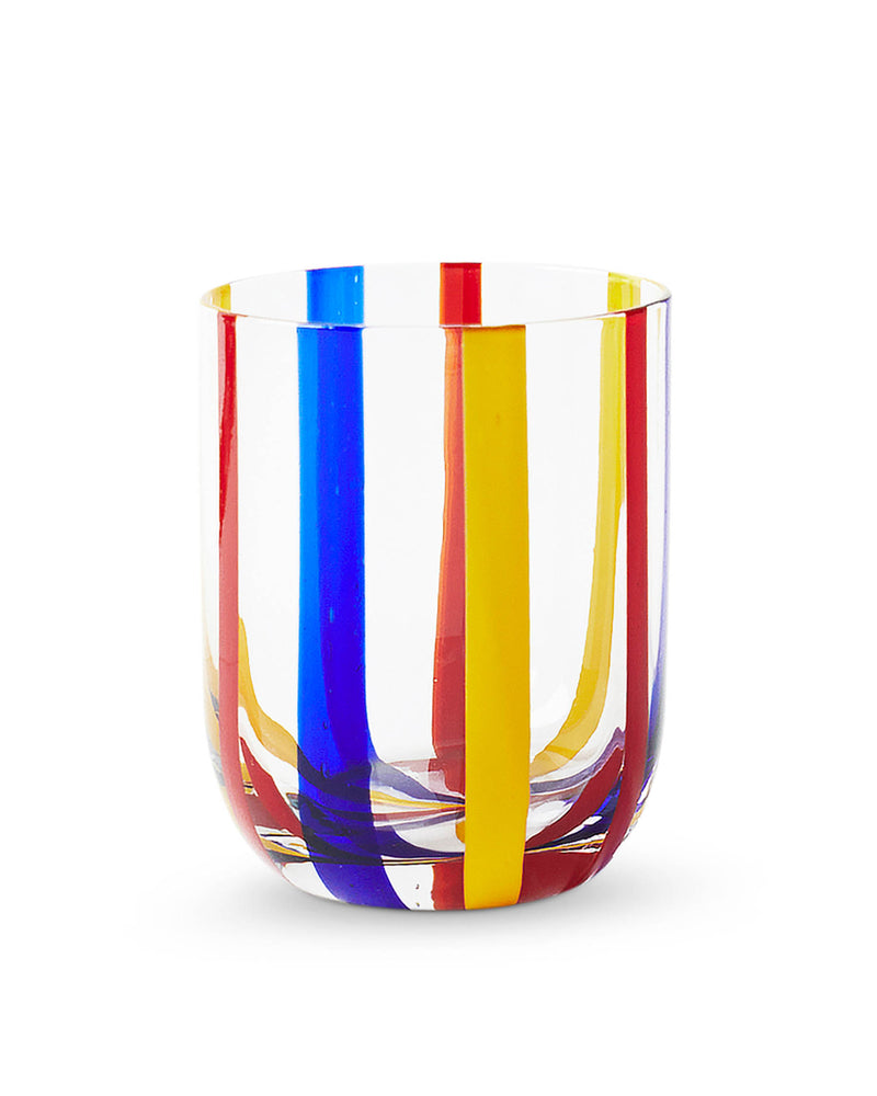 Island Stripe Tumbler Glass 2P Set