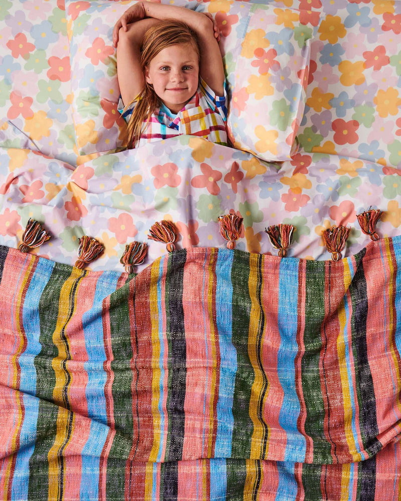 Paper Daisy Organic Cotton Fitted Sheet