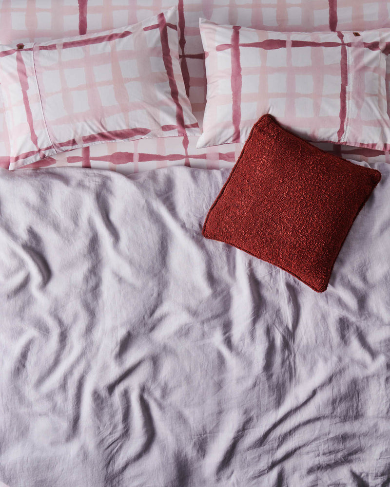 Inky Wink Pink Organic Cotton Pillowcases