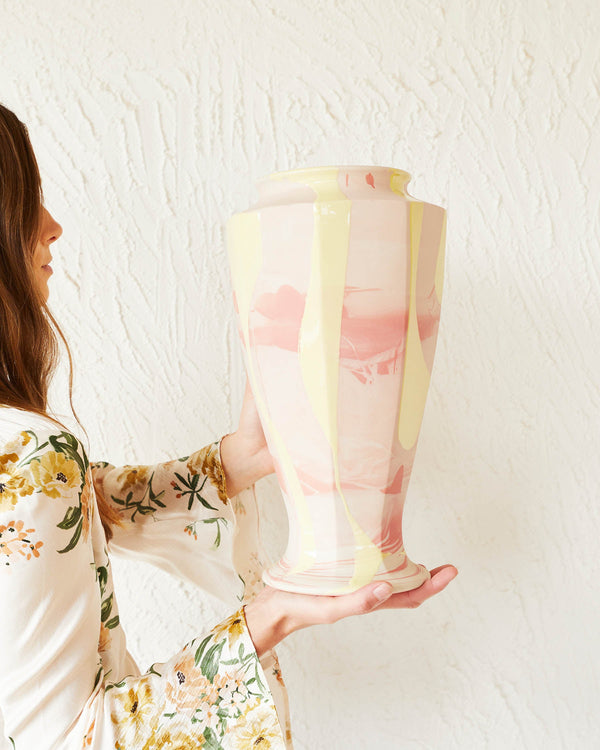 Wattle Swirl Tall Vase