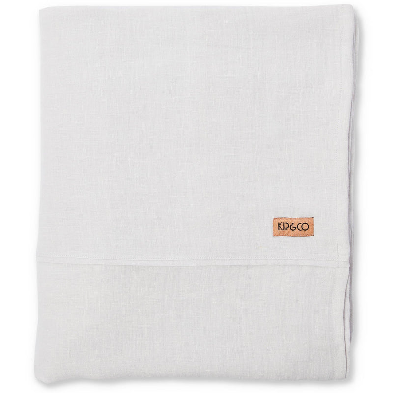 Soft Grey Linen Flat Sheet (US)