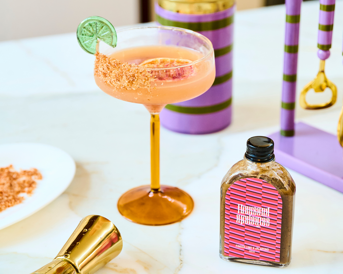 Spiced Pink Margarita with Thousand Apologies