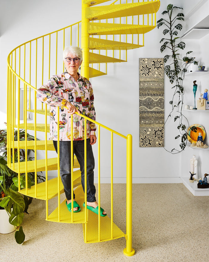 Where Art Meets a Yellow Staircase, Inside Marija and Bryan’s North Fitzroy Home