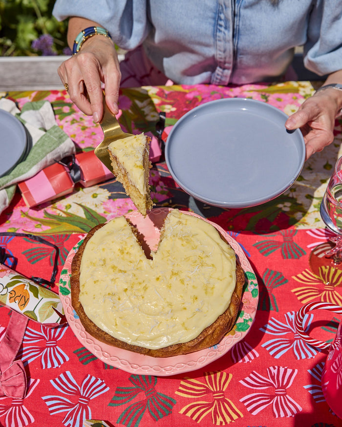 Lemon Cake with Coconut Cream Cheese Frosting from Family Food