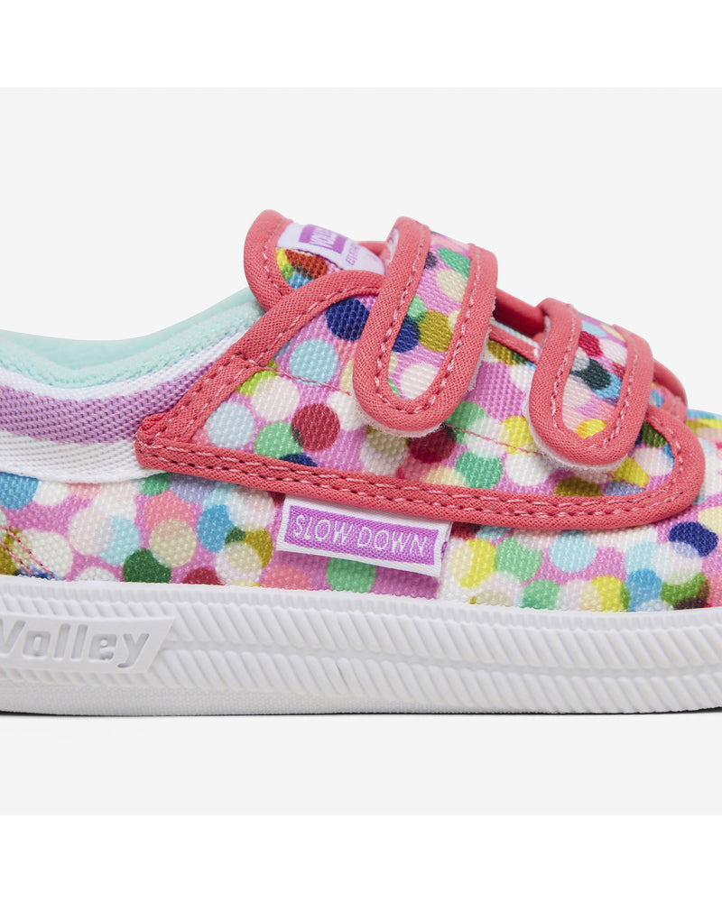 Kip&Co x Volley Confetti Pink International Junior Kids Sneaker