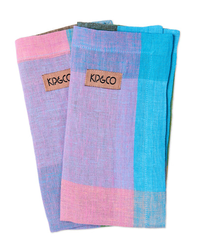 Sorbet Tartan 4P Napkin Set