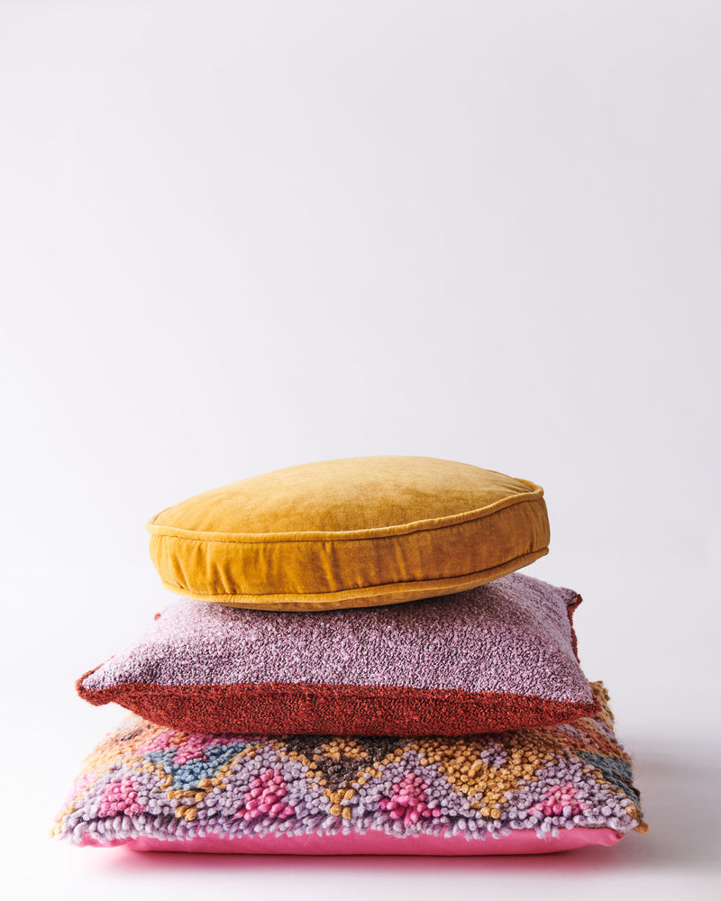 Springtime Felted Wool Cushion