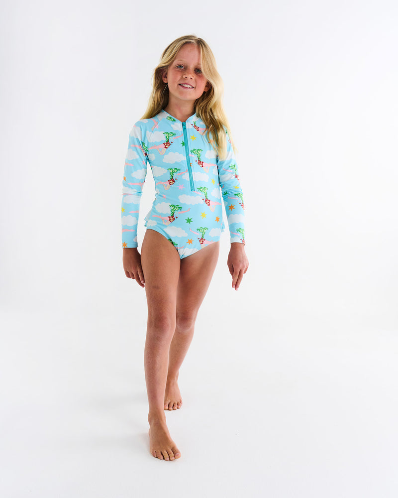 Kip&Co x The Beatles Lucy In The Sky With Diamonds Long Sleeve Bathers