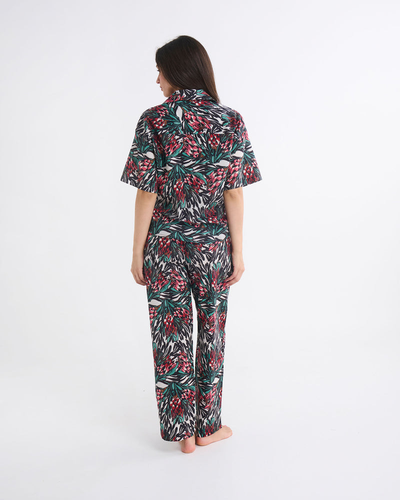 kip-co-x-margaret-preston-protea-party-adult-organic-cotton-short-sleeve-shirt-pant-pyjama-set
