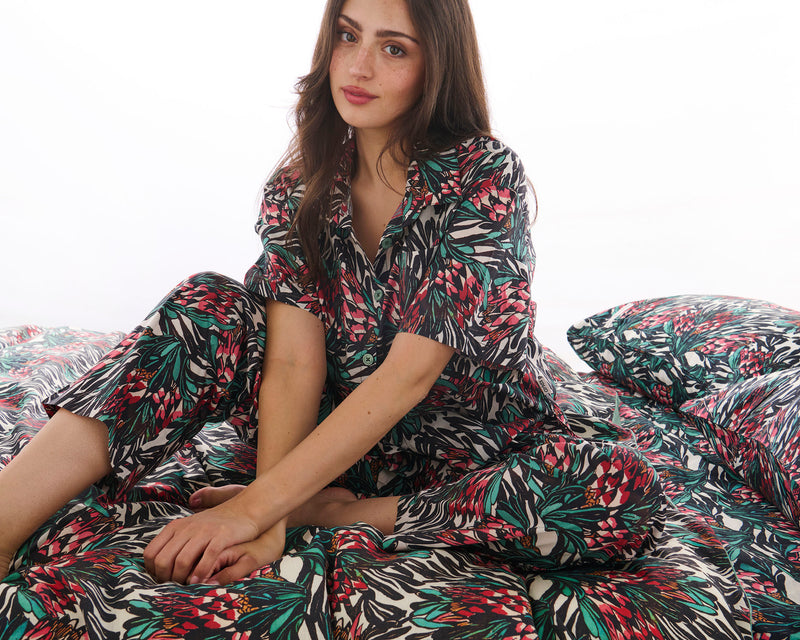 kip-co-x-margaret-preston-protea-party-linen-flat-sheet