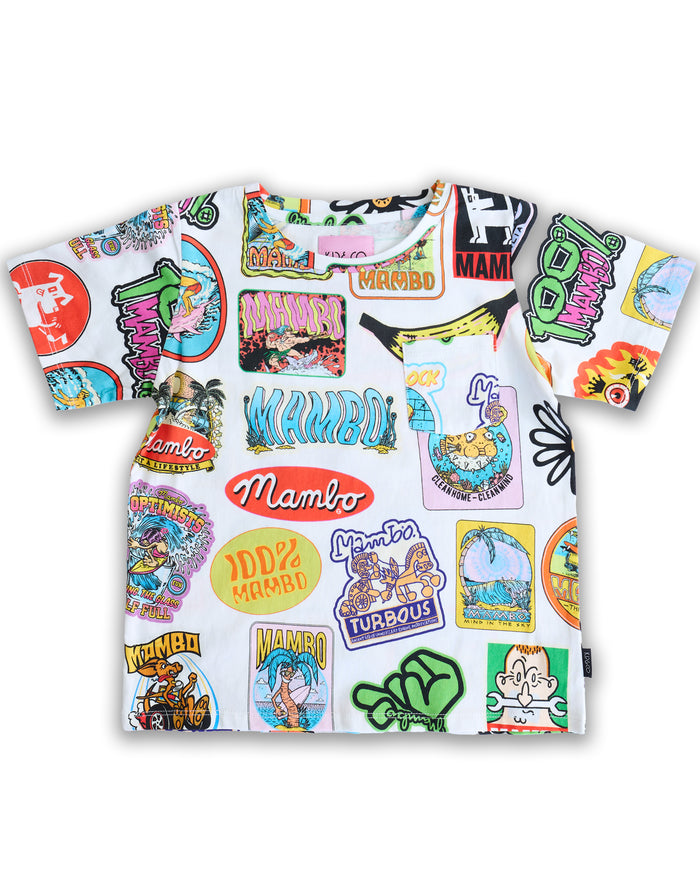 Kip&Co x Mambo Sticker Club Organic Cotton T-Shirt