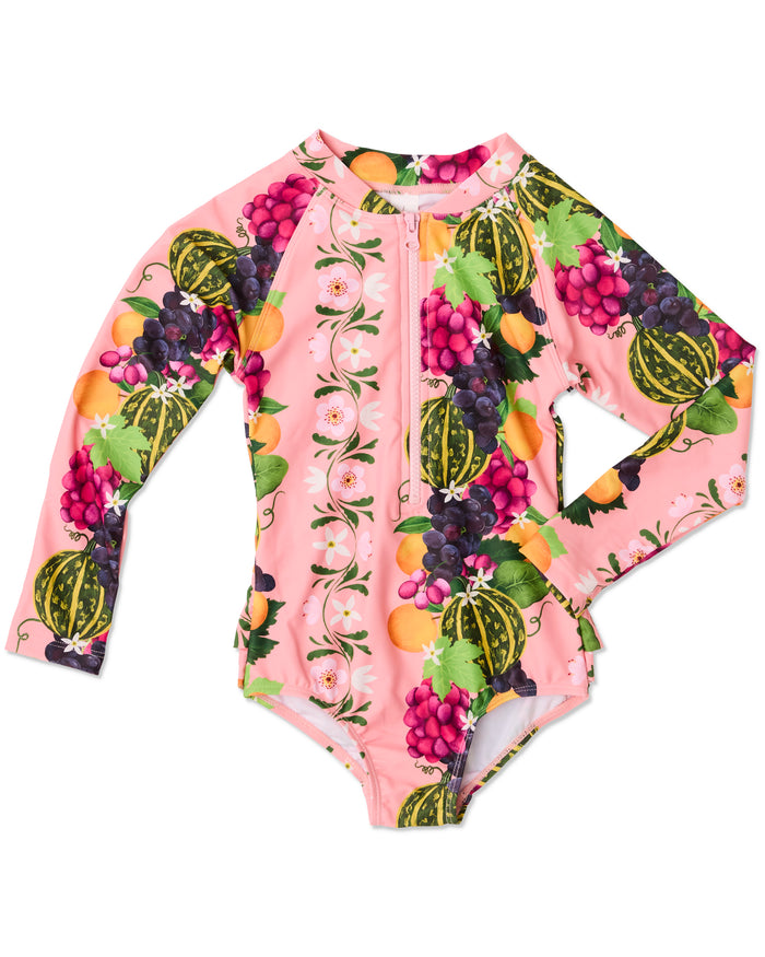 Garden Of Plenty Long Sleeve Bathers