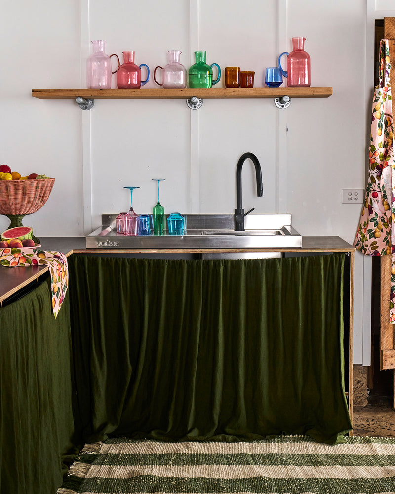 Blue Robin Tumbler Glass 2P Set