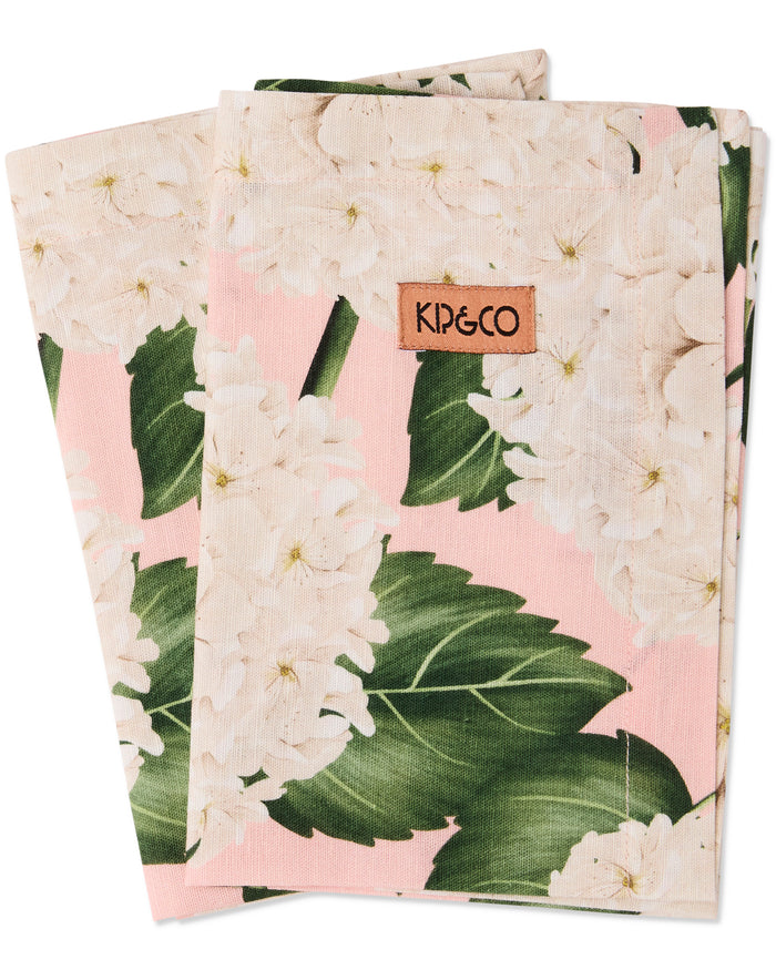 Hydrangea Pink 4P Napkin Set