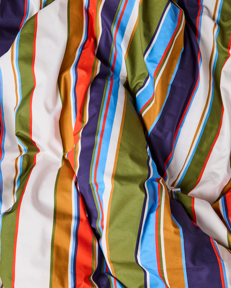 Nautical Stripe Organic Cotton Quilt Cover