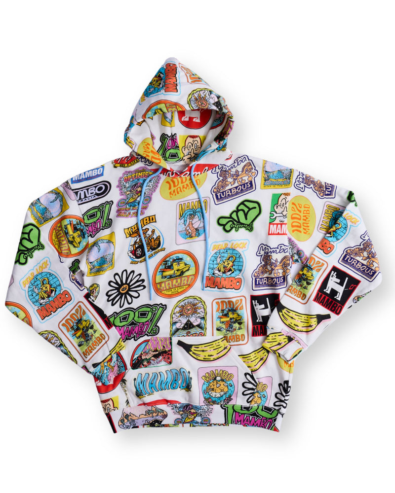 Kip&Co x Mambo Sticker Club Kids Organic Cotton Baggy Hoodie