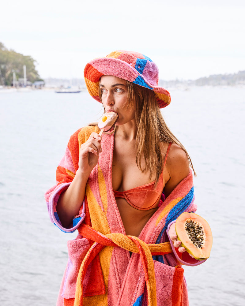 Surfs Up Terry Mini Robe