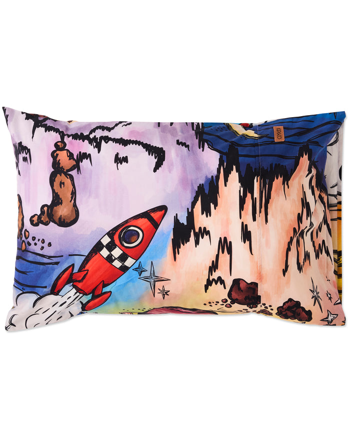 Space Mountain Organic Cotton Pillowcases