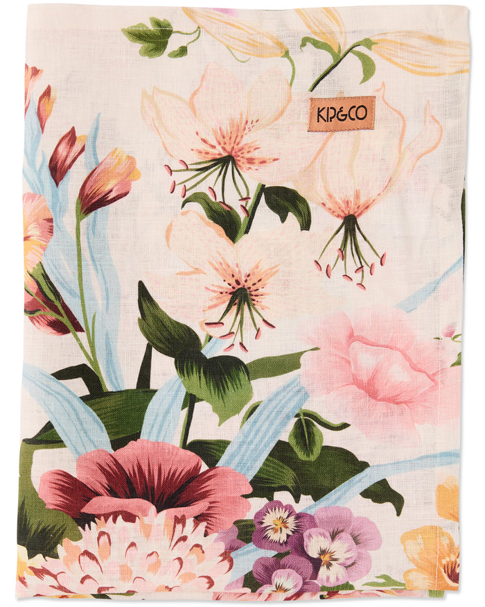 Belle Floral Tea Towel