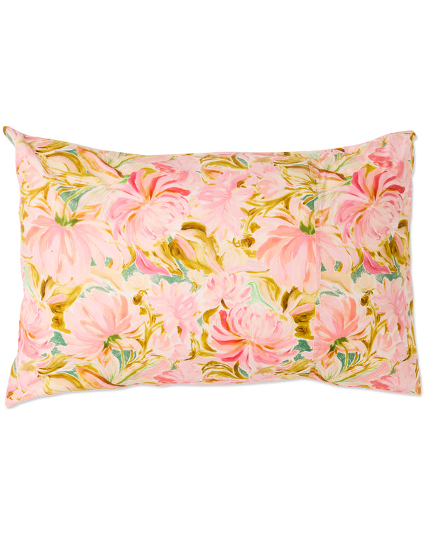 Warm Floral Breeze Organic Cotton Pillowcases
