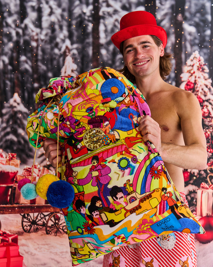 Kip&Co x The Beatles Big Band Velvet Santa Sack