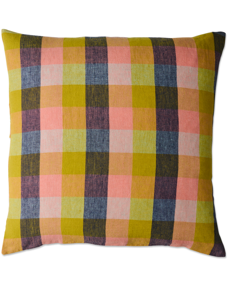 Florida Tartan Linen European Pillowcases