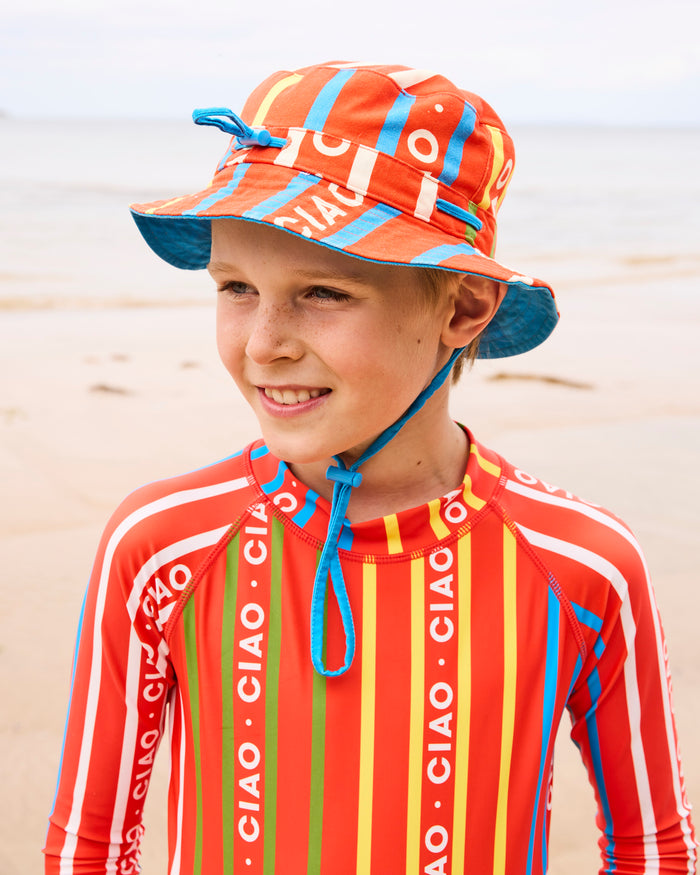 Ciao Stripe Beach Hat