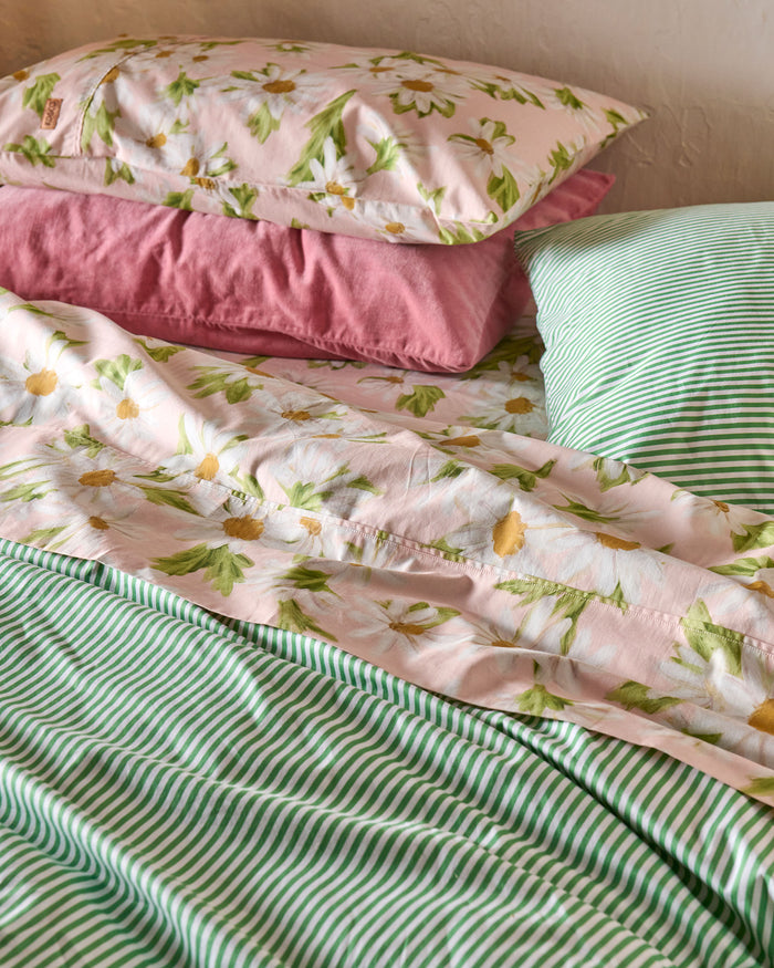 Sweet Daisy Organic Cotton Flat Sheet