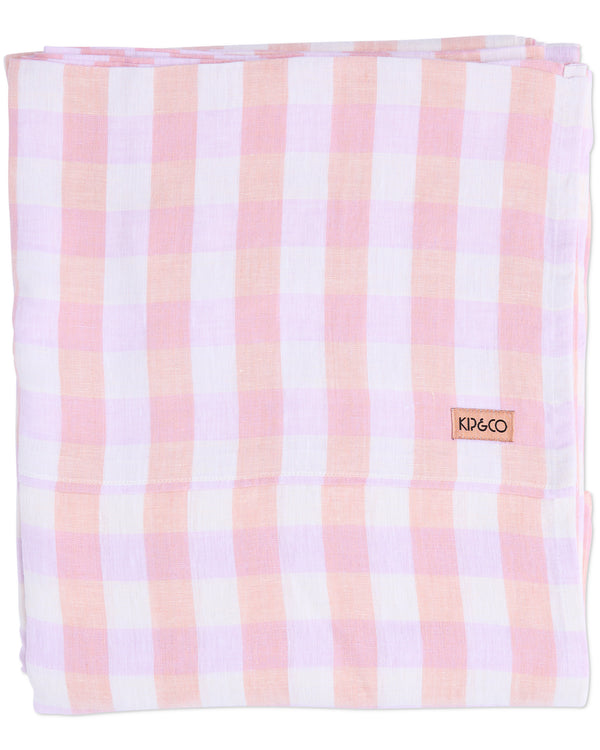 Hazy Days Linen Flat Sheet