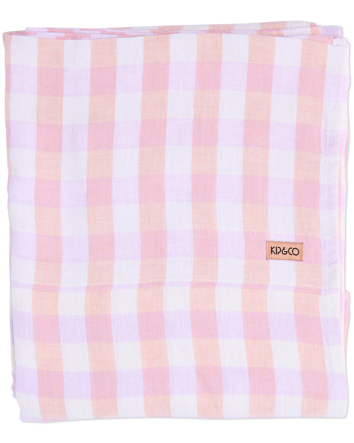 Hazy Days Linen Flat Sheet