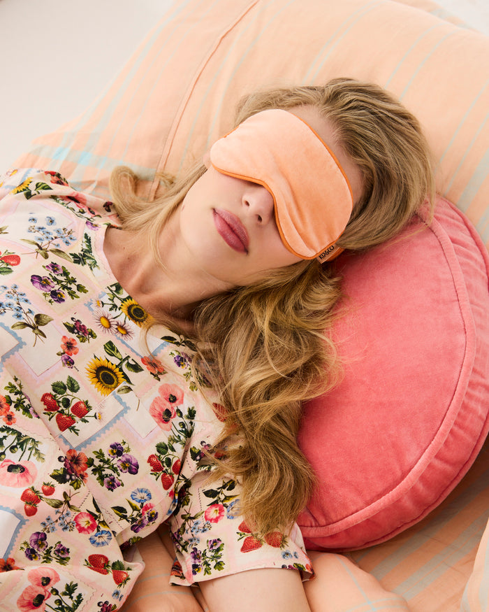 Melon Velvet Eye Mask