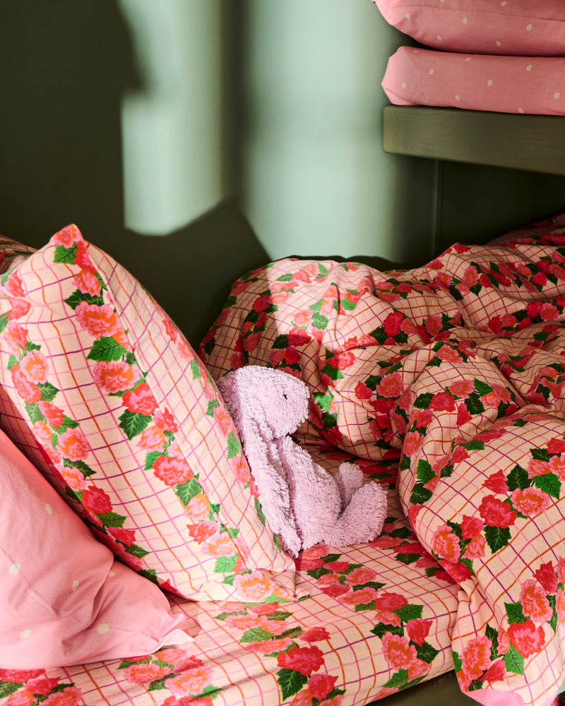 Rose Link Flannelette Quilt Cover