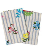 Kip&Co x Anna Spiro Malabar Floral Embroidered 4P Napkin Set