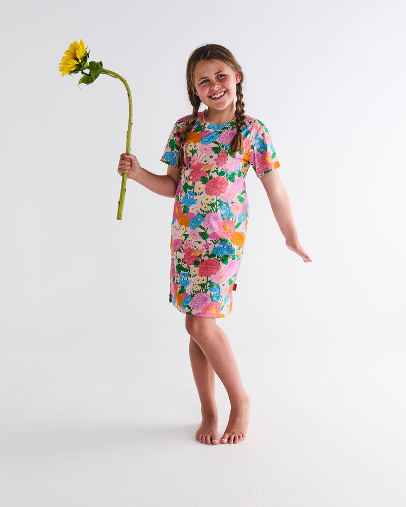 Follow The Sun Kids Organic Cotton Short Sleeve Nightie