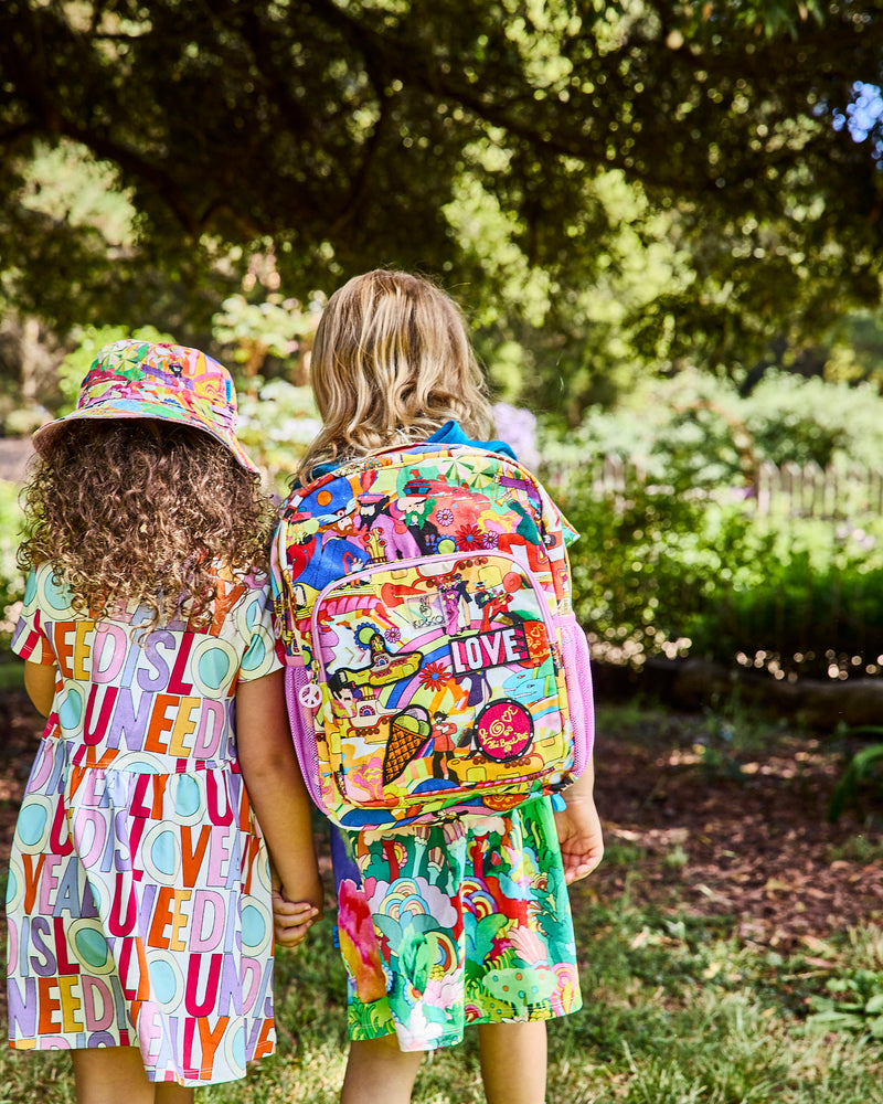 Kip&Co x The Beatles All You Need Is Love Organic Cotton Everyday Dress