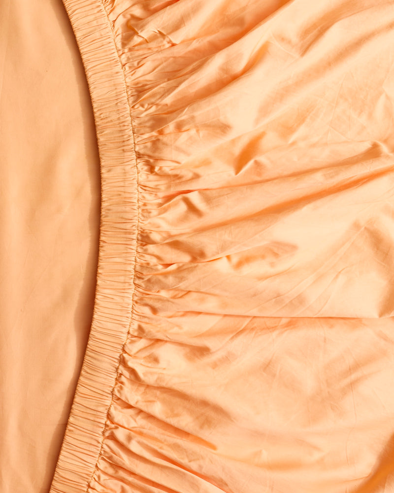 Glow In Yolk Bamboo Cotton Fitted Sheet