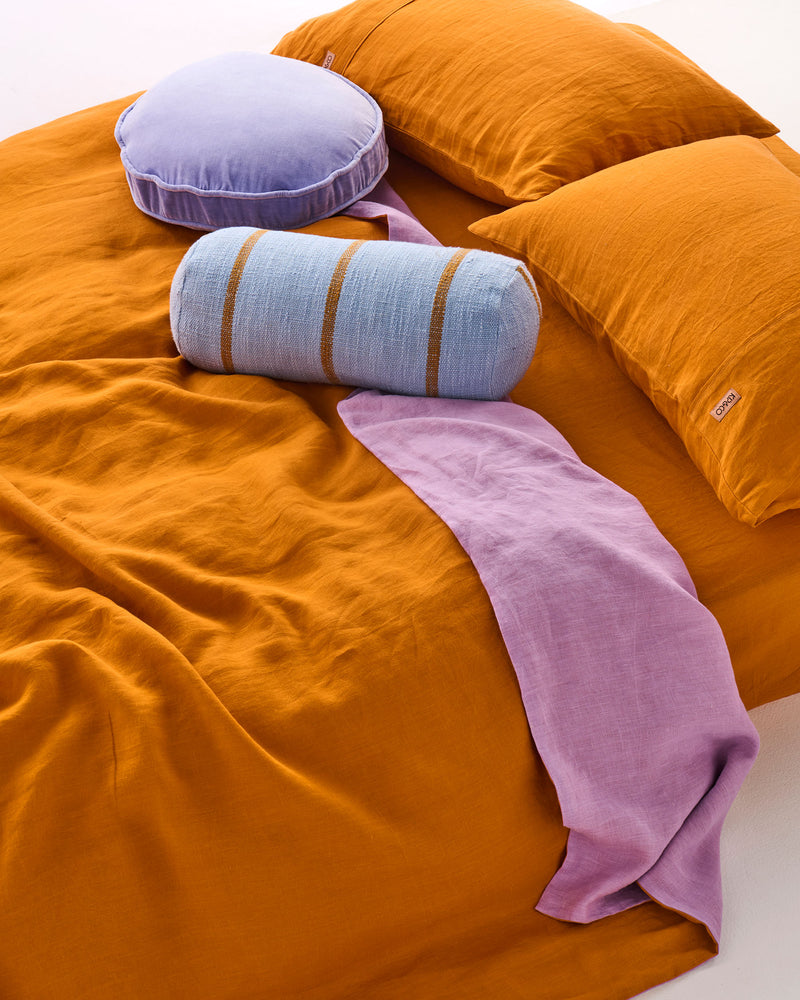 Como Stripe Woven Bolster Cushion