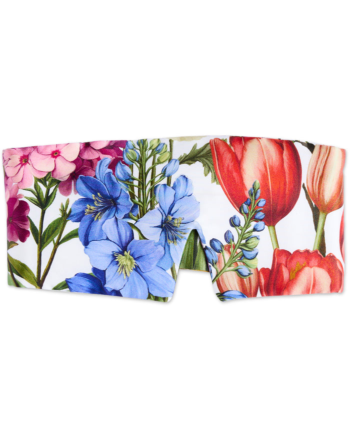 Cottage Garden Block Out Silk Eye Mask