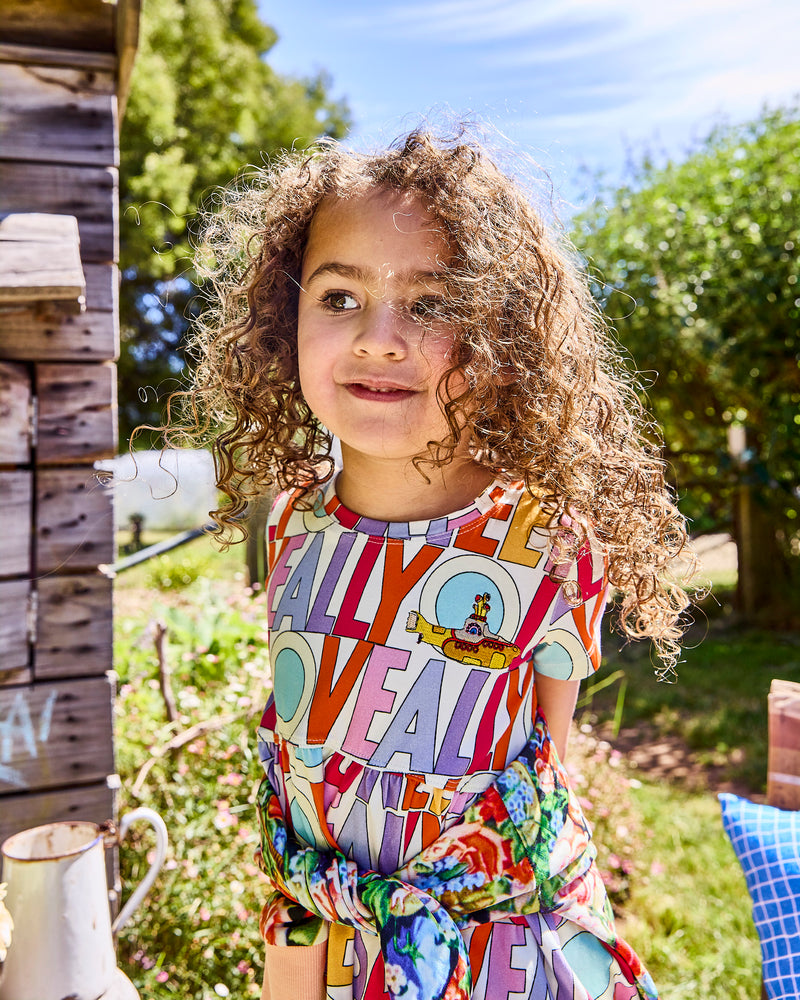 Kip&Co x The Beatles All You Need Is Love Organic Cotton Everyday Dress