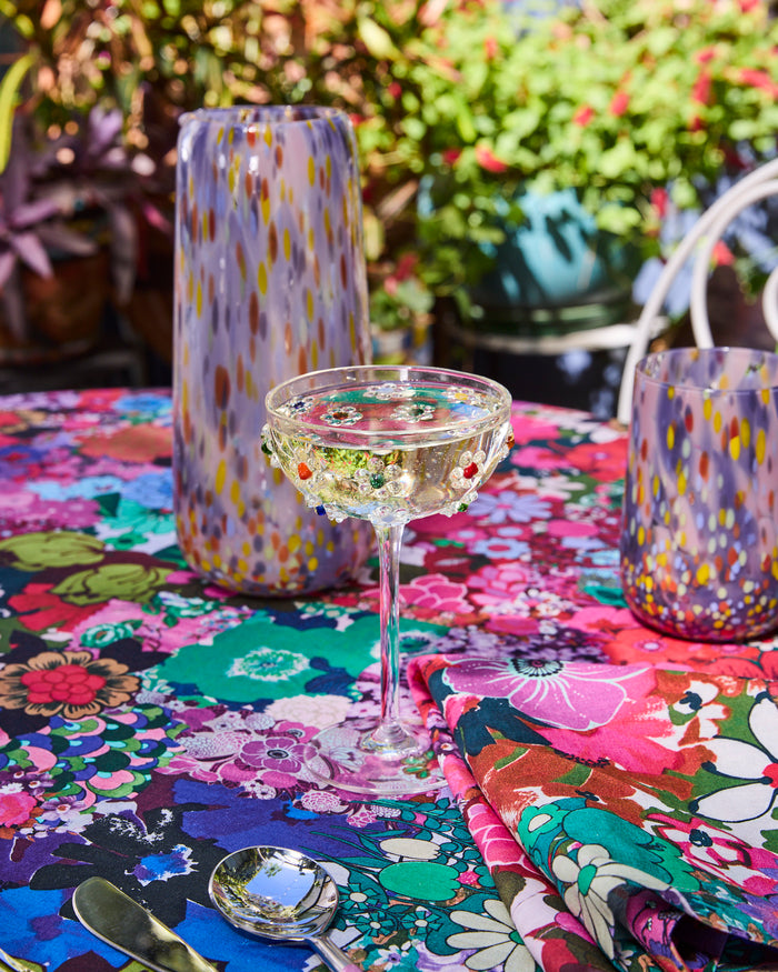 Kip&Co x Romance Was Born Flower Power Cocktail Glass 2P Set