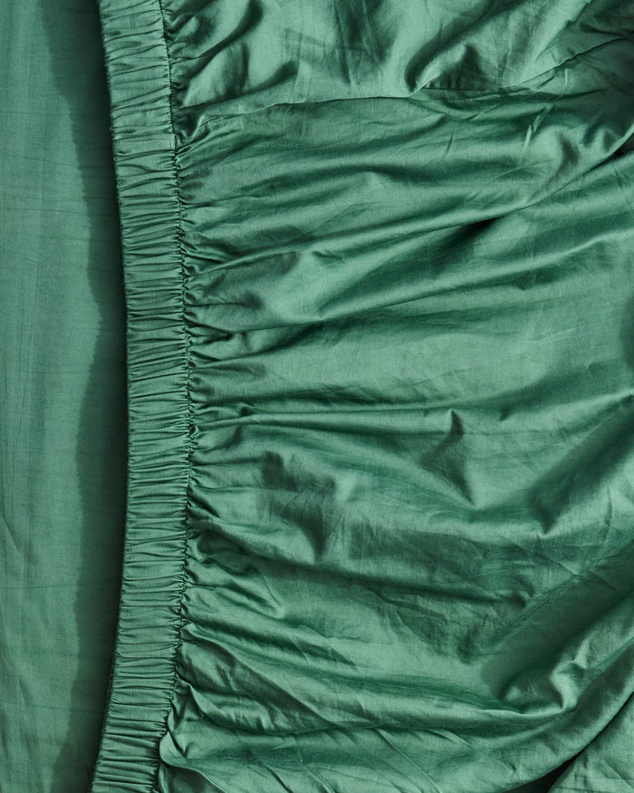 Glow In Fern Bamboo Cotton Fitted Sheet