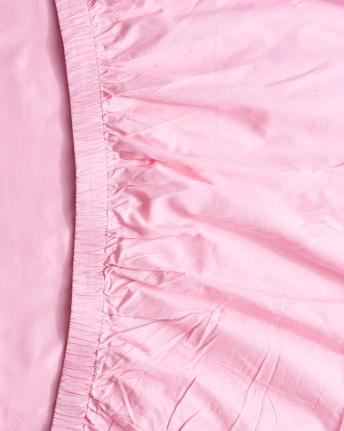 Glow In Marshmallow Bamboo Cotton Fitted Sheet