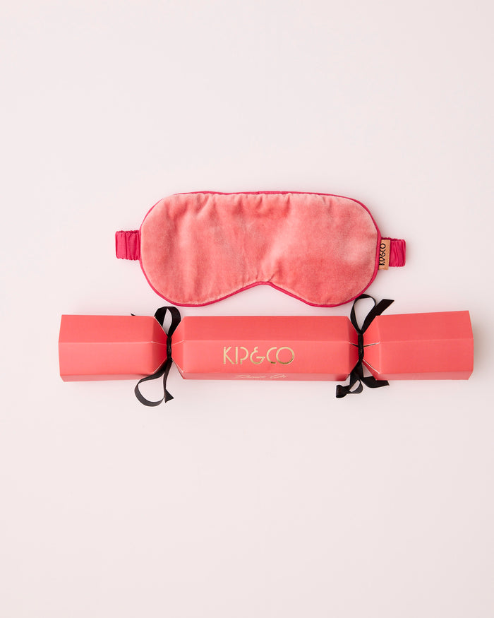 Strawberry Velvet Eye Mask
