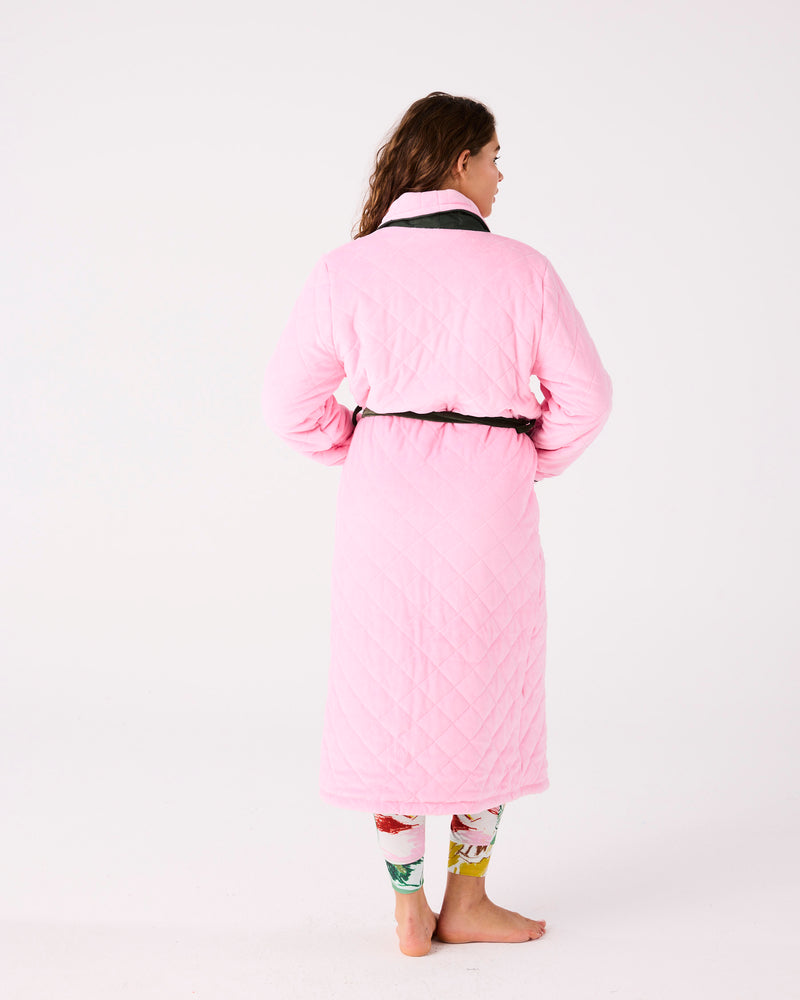 Candy Robe Candy Pine Quilted Velvet Robe – Kip&Co